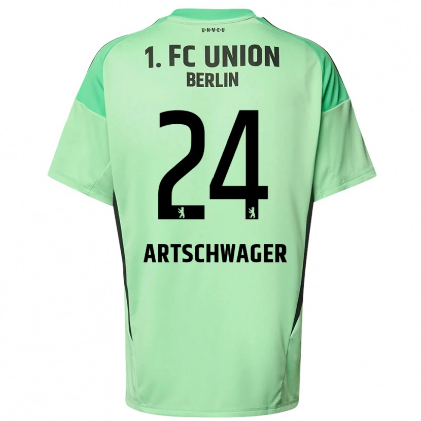 Danxen Herren Finn Artschwager #24 Trikot Hellgrün Schwarz Torwarttrikot 2025/26 Schweiz