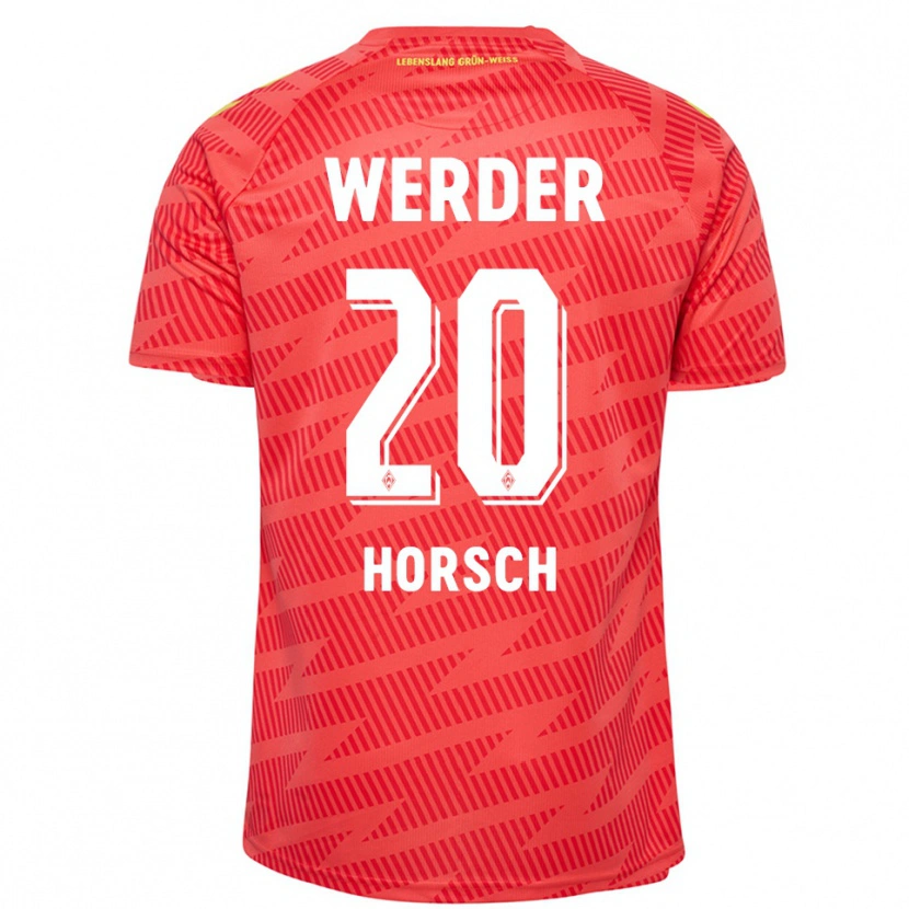 Danxen Herren Jonas Horsch #20 Trikot Rot Gelb Torwarttrikot 2025/26 Schweiz