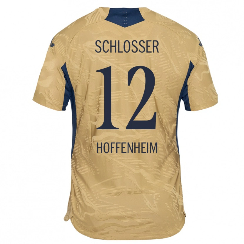 Danxen Herren Nils Schlosser #12 Trikot Hellbraun Schwarz Torwarttrikot 2025/26 Schweiz