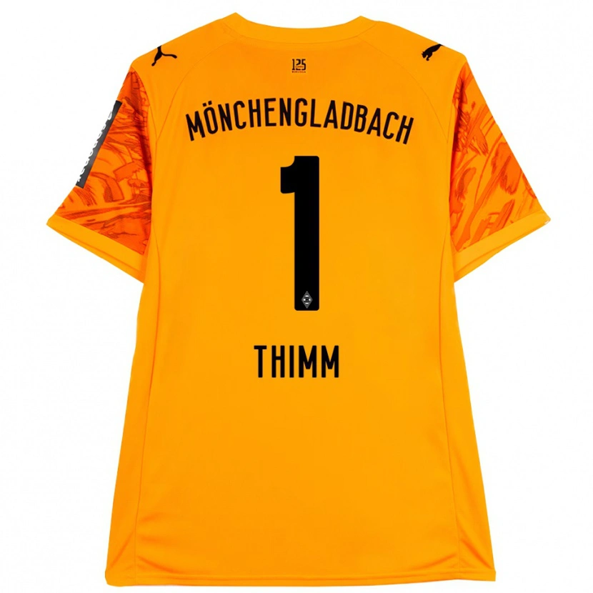 Danxen Herren Joshua Thimm #1 Trikot Orange Gelb Schwarz Torwarttrikot 2025/26 Schweiz