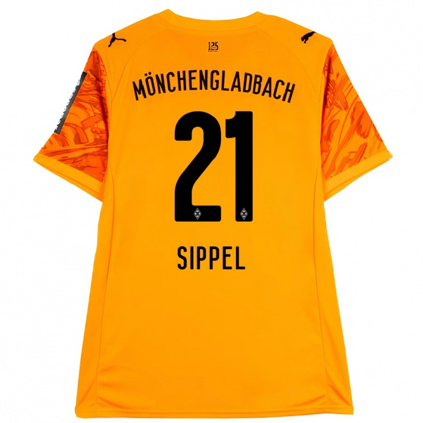 Danxen Herren Tobias Sippel #21 Trikot Orange Gelb Schwarz Torwarttrikot 2025/26 Schweiz