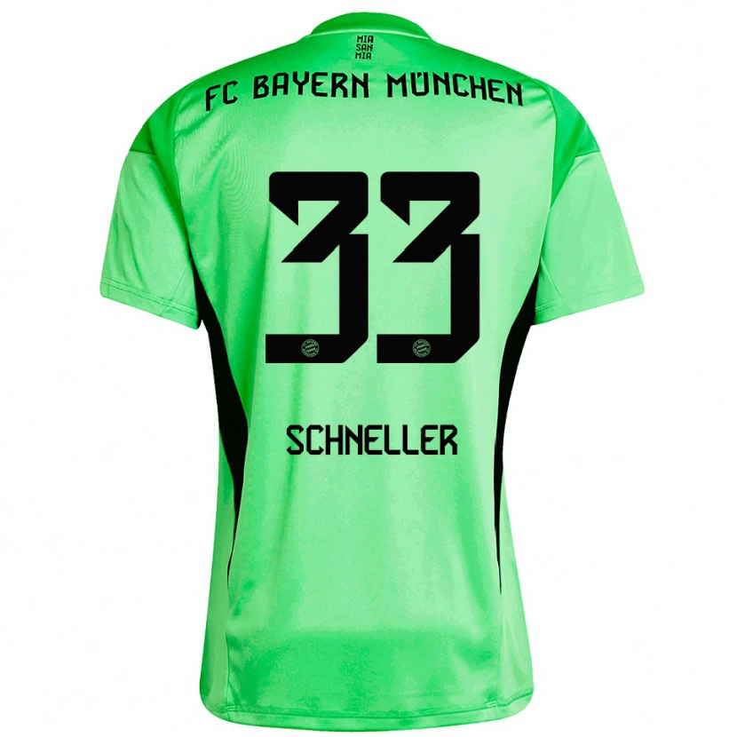 Danxen Herren Lukas Schneller #33 Trikot Mittel Frühlingsgrün Torwarttrikot 2025/26 Schweiz
