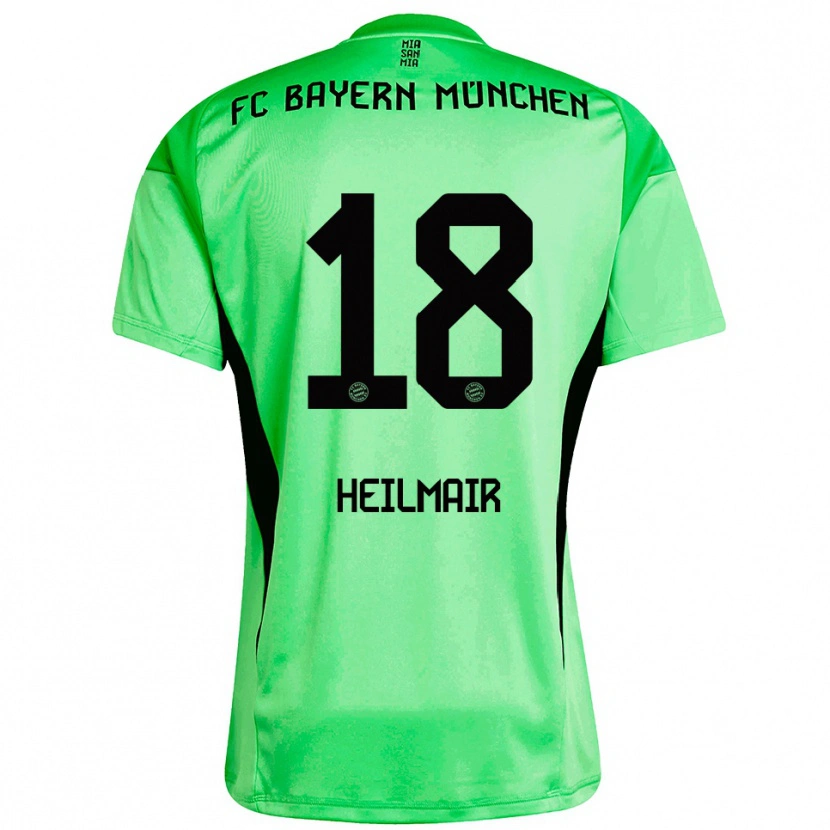 Danxen Herren Hannes Heilmair #18 Trikot Mittel Frühlingsgrün Torwarttrikot 2025/26 Schweiz