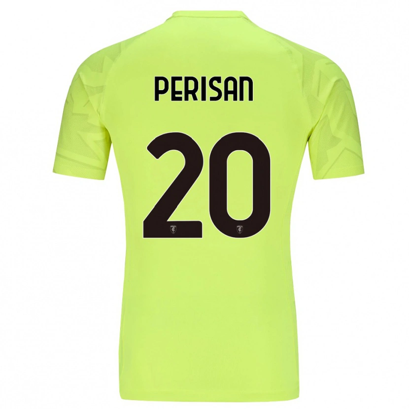 Danxen Herren Samuele Perisan #20 Trikot Fluoreszierendes Grün Torwarttrikot 2025/26 Schweiz