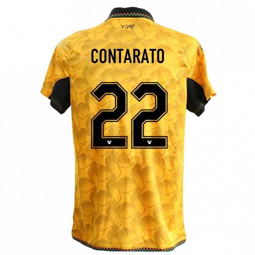 Danxen Herren Ettore Contarato #22 Trikot Gelb Schwarz Torwarttrikot 2025/26 Schweiz