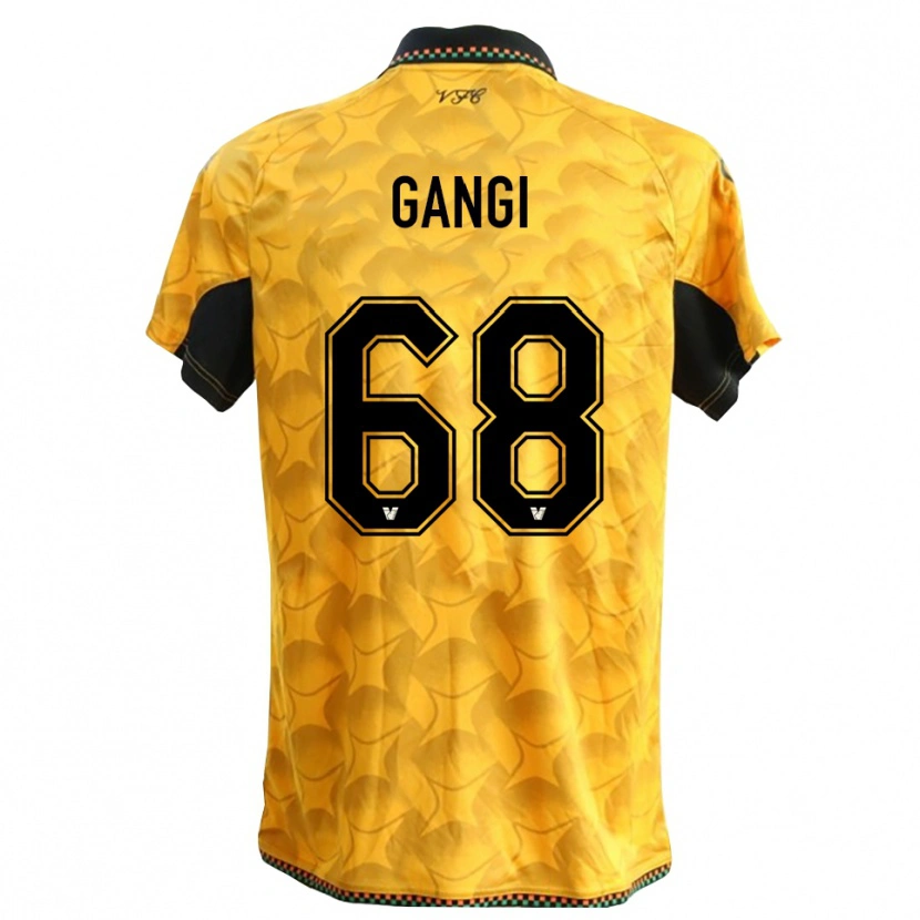 Danxen Herren Chiara Gangi #68 Trikot Gelb Schwarz Torwarttrikot 2025/26 Schweiz