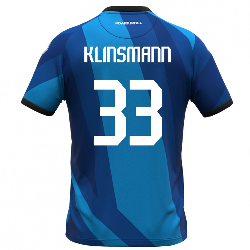 Danxen Herren Jonathan Klinsmann #33 Trikot Königsblau Orange Torwarttrikot 2025/26 Schweiz