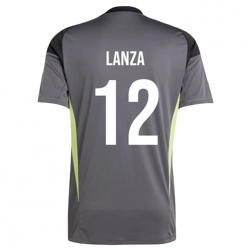 Danxen Herren Cesare Lanza #12 Trikot Dunkelgrau Torwarttrikot 2025/26 Schweiz
