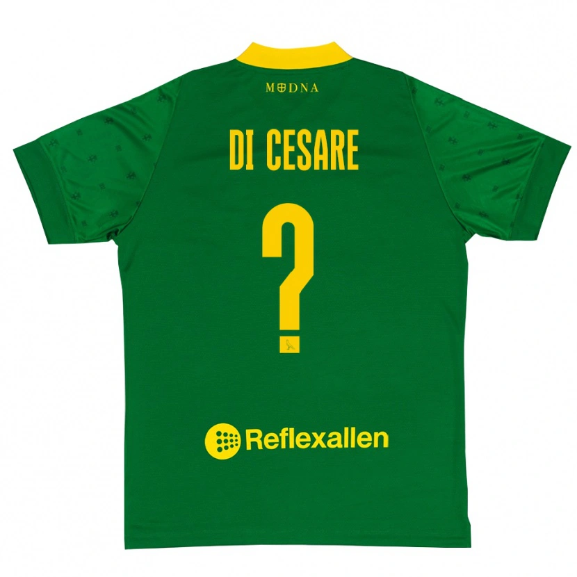 Danxen Herren Gabriele Di Cesare #0 Trikot Grün Gelb Torwarttrikot 2025/26 Schweiz