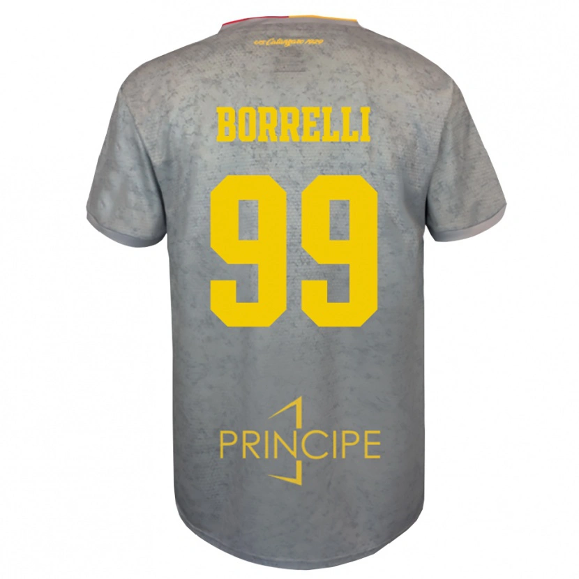 Danxen Herren Edoardo Borrelli #99 Trikot Silber Sandbraun Torwarttrikot 2025/26 Schweiz