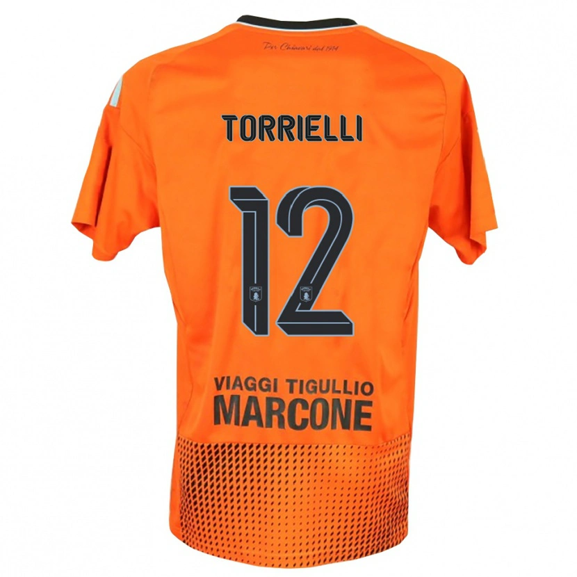 Danxen Herren Edoardo Torrielli #12 Trikot Dunkles Orange Blau Torwarttrikot 2025/26 Schweiz