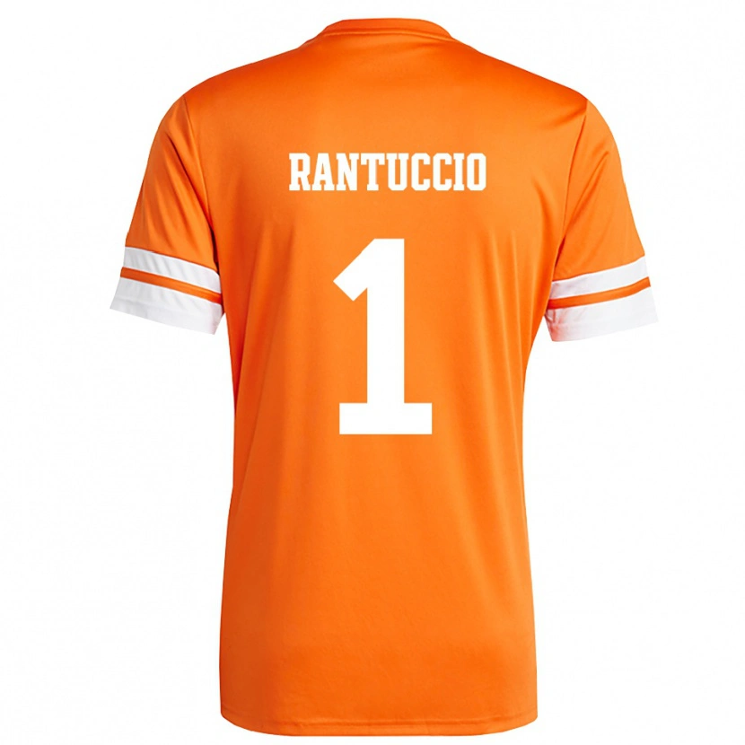 Danxen Herren Carmelo Rantuccio #1 Trikot Orange Weiß Torwarttrikot 2025/26 Schweiz