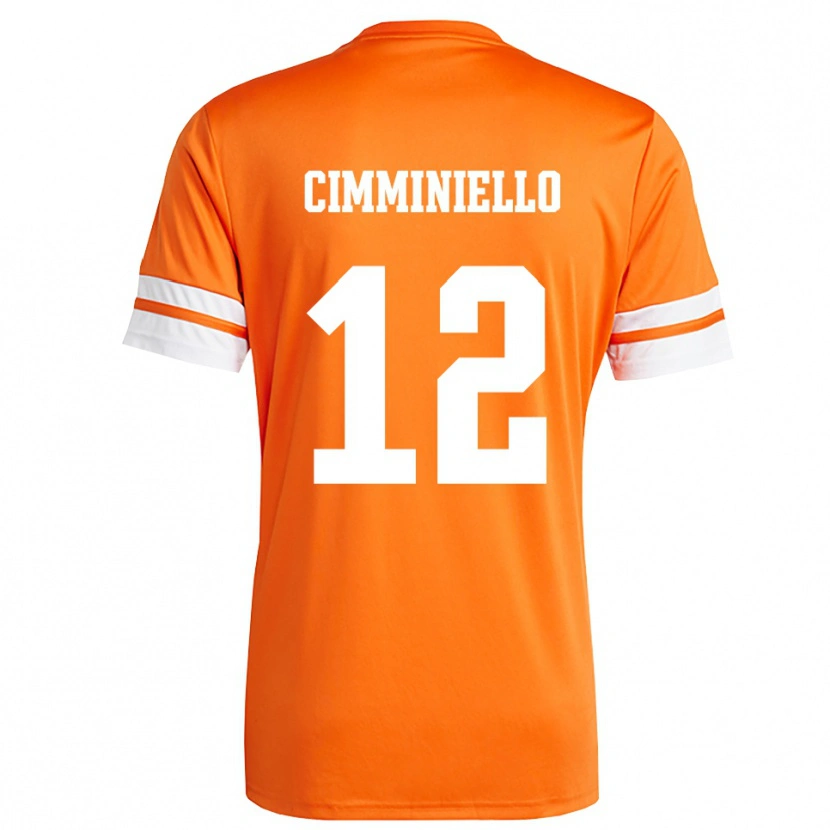 Danxen Herren Leon Cimminiello #12 Trikot Orange Weiß Torwarttrikot 2025/26 Schweiz