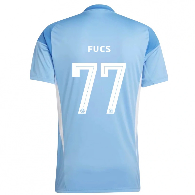 Danxen Herren Roee Fucs #77 Trikot Hellblau Weiß Torwarttrikot 2025/26 Schweiz