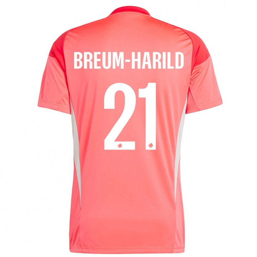 Danxen Herren Tobias Breum-Harild #21 Trikot Rot Weiß Torwarttrikot 2025/26 Schweiz