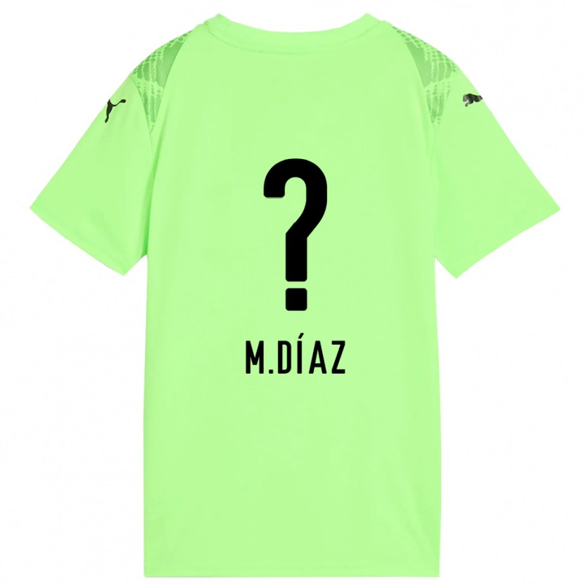 Danxen Herren Mateo Díaz #0 Trikot Blasses Grün Schwarz Torwarttrikot 2025/26 Schweiz