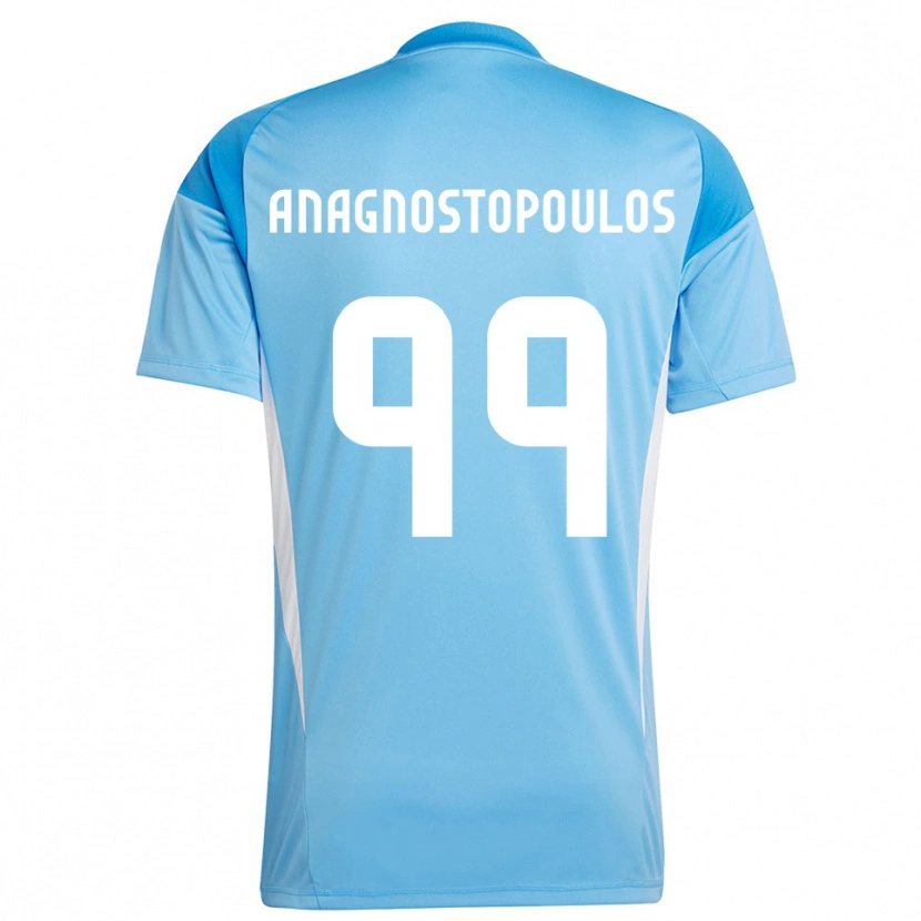 Danxen Herren Alexandros Anagnostopoulos #99 Trikot Tiefblauer Himmel Torwarttrikot 2025/26 Schweiz