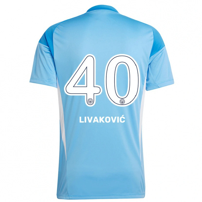 Danxen Herren Dominik Livakovic #40 Trikot Königsblau Weiß Torwarttrikot 2025/26 Schweiz