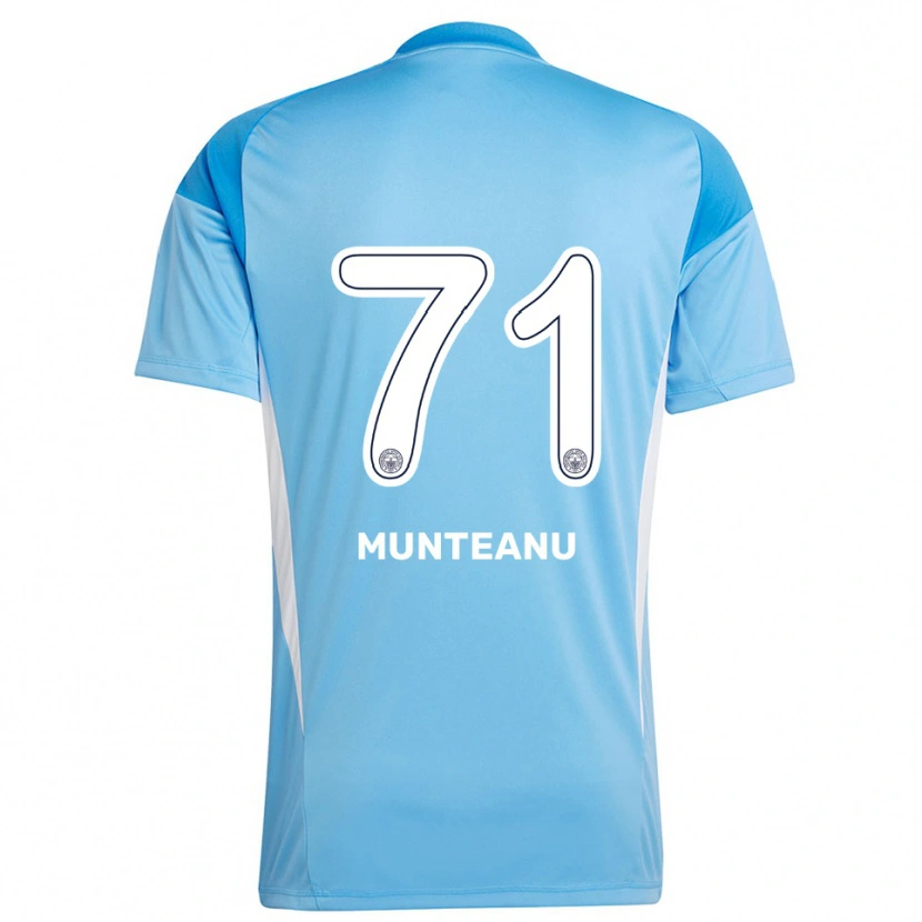 Danxen Herren Natalia Munteanu #71 Trikot Königsblau Weiß Torwarttrikot 2025/26 Schweiz