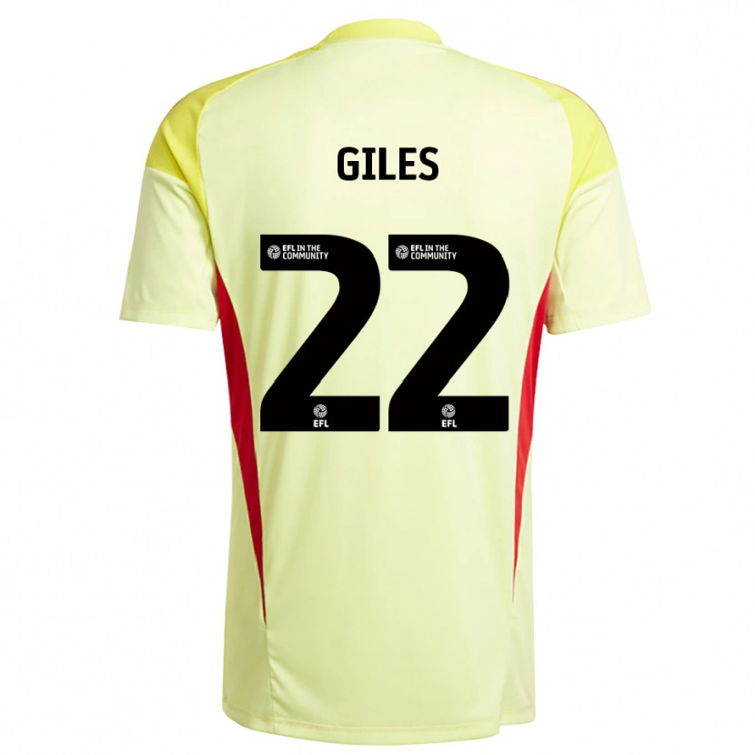 Danxen Herren Olivia Giles #22 Trikot Hellgelb Torwarttrikot 2025/26 Schweiz