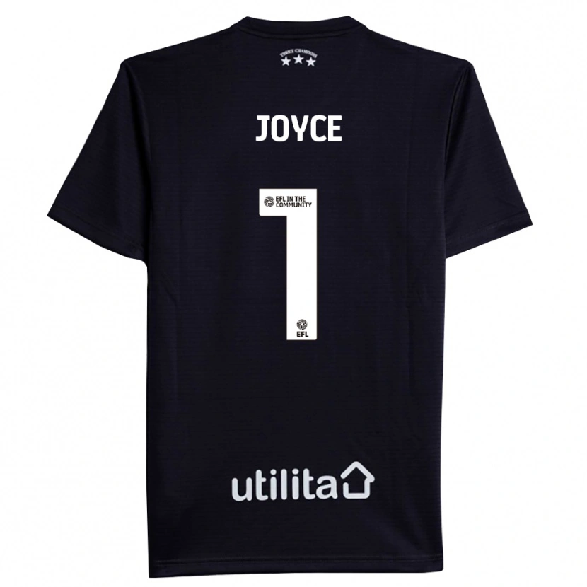Danxen Herren Lauren Joyce #1 Trikot Schwarz Weiß Torwarttrikot 2025/26 Schweiz