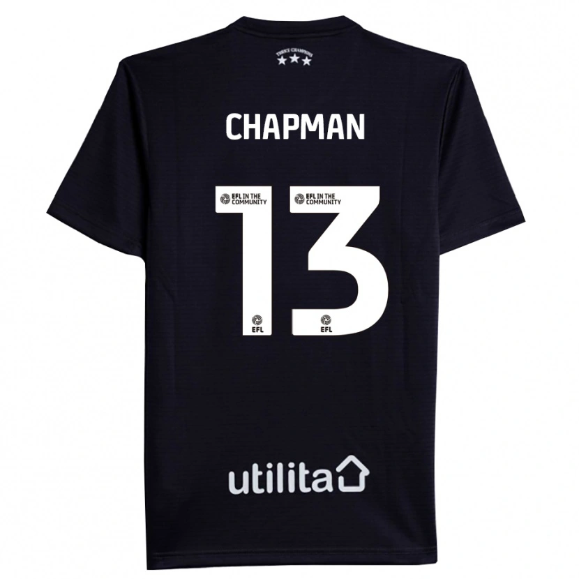 Danxen Herren Jacob Chapman #13 Trikot Schwarz Weiß Torwarttrikot 2025/26 Schweiz