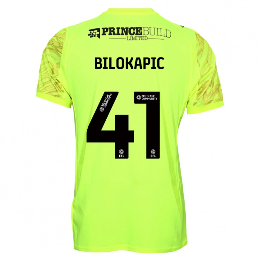 Danxen Herren Nicholas Bilokapic #41 Trikot Leuchtendes Grün Schwarz Torwarttrikot 2025/26 Schweiz