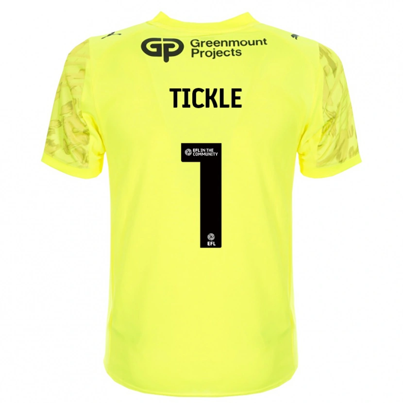 Danxen Herren Sam Tickle #1 Trikot Leuchtendes Grün Schwarz Torwarttrikot 2025/26 Schweiz