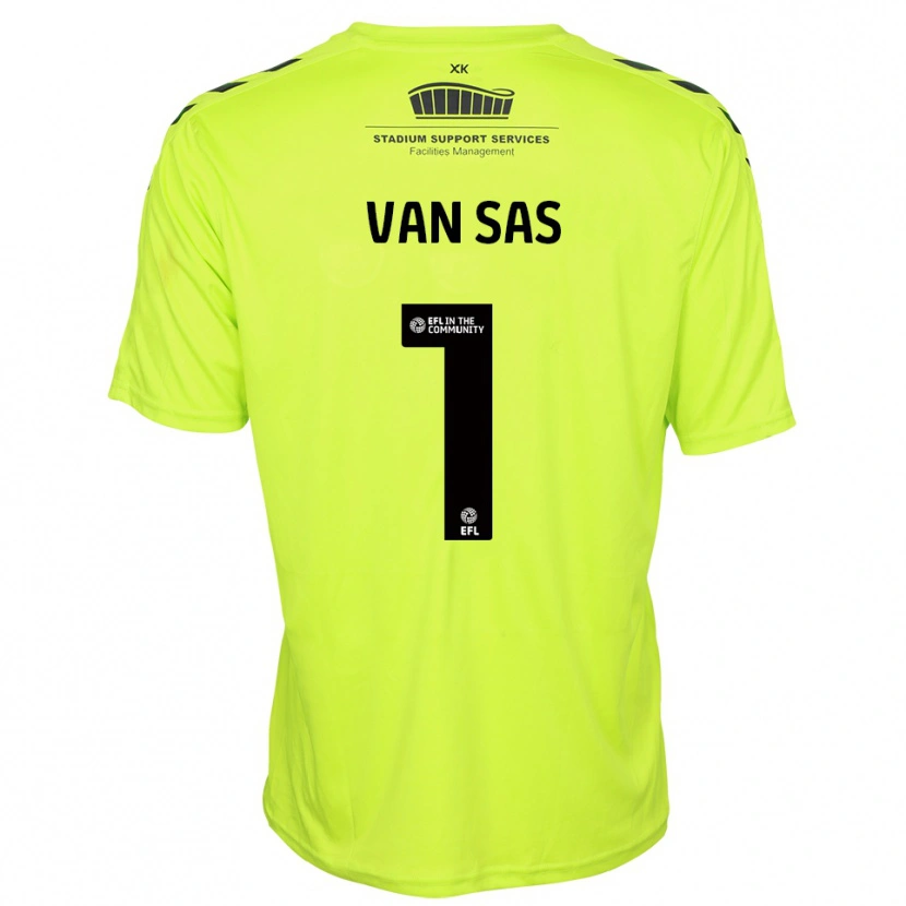 Danxen Herren Mikki van Sas #1 Trikot Leuchtendes Grün Torwarttrikot 2025/26 Schweiz