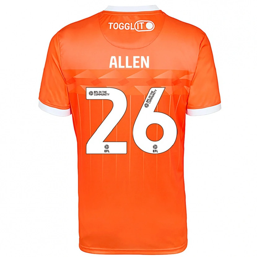 Danxen Herren Lauren Allen #26 Trikot Orange Weiß Torwarttrikot 2025/26 Schweiz