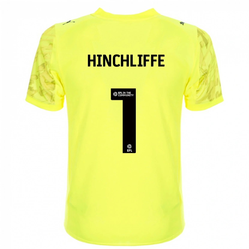 Danxen Herren Ben Hinchliffe #1 Trikot Gelb Schwarz Torwarttrikot 2025/26 Schweiz