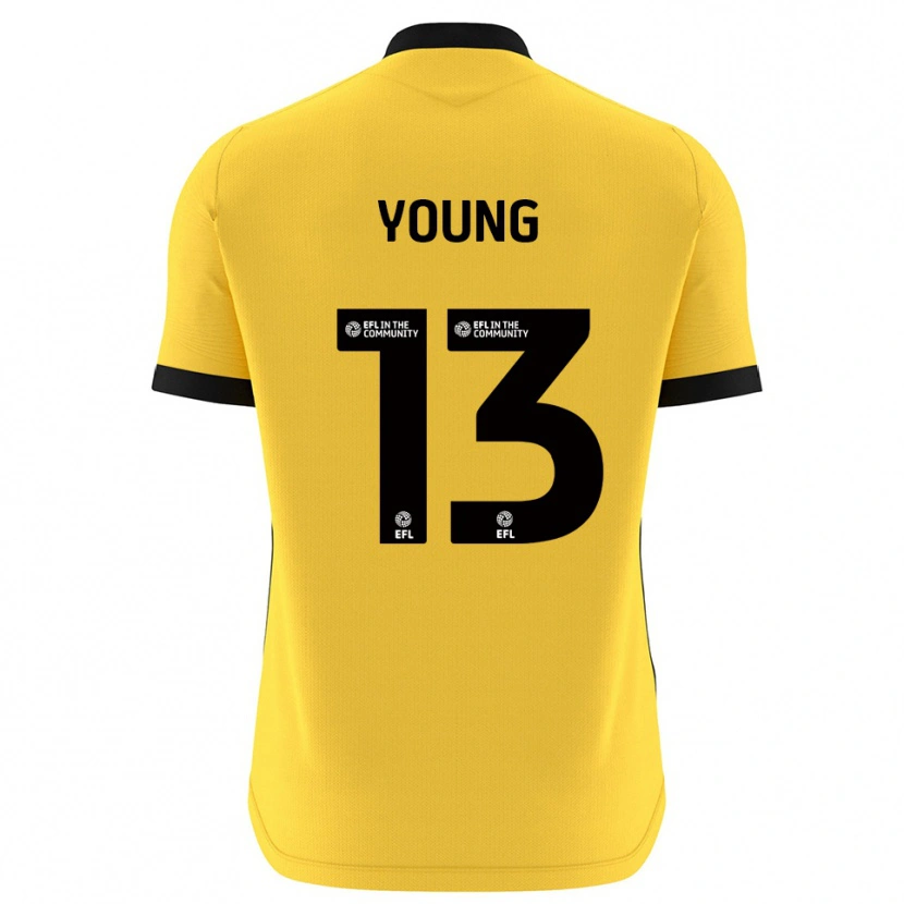 Danxen Herren Brad Young #13 Trikot Gelb Schwarz Torwarttrikot 2025/26 Schweiz