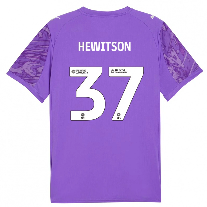 Danxen Herren Luke Hewitson #37 Trikot Violett Rot Torwarttrikot 2025/26 Schweiz
