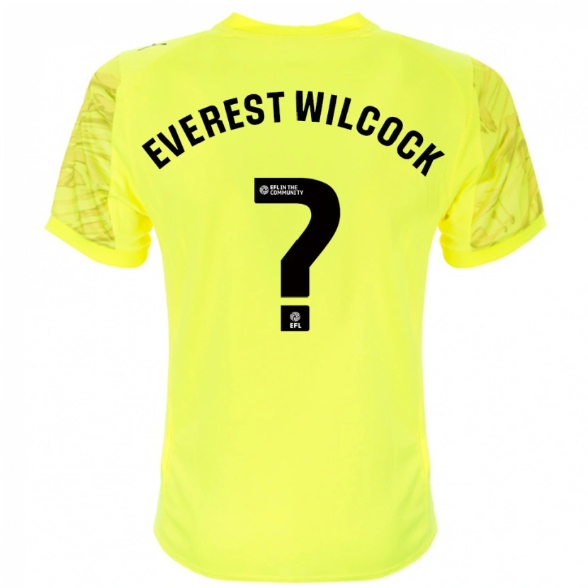 Danxen Herren Tom Everest Wilcock #0 Trikot Gelb Schwarz Torwarttrikot 2025/26 Schweiz