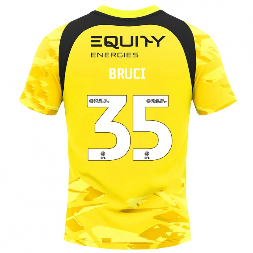 Danxen Herren Izabella Bruci #35 Trikot Hellgelb Glack Torwarttrikot 2025/26 Schweiz