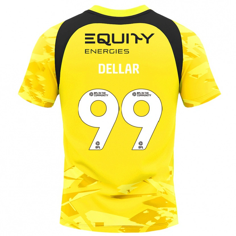 Danxen Herren Megan Dellar #99 Trikot Hellgelb Glack Torwarttrikot 2025/26 Schweiz