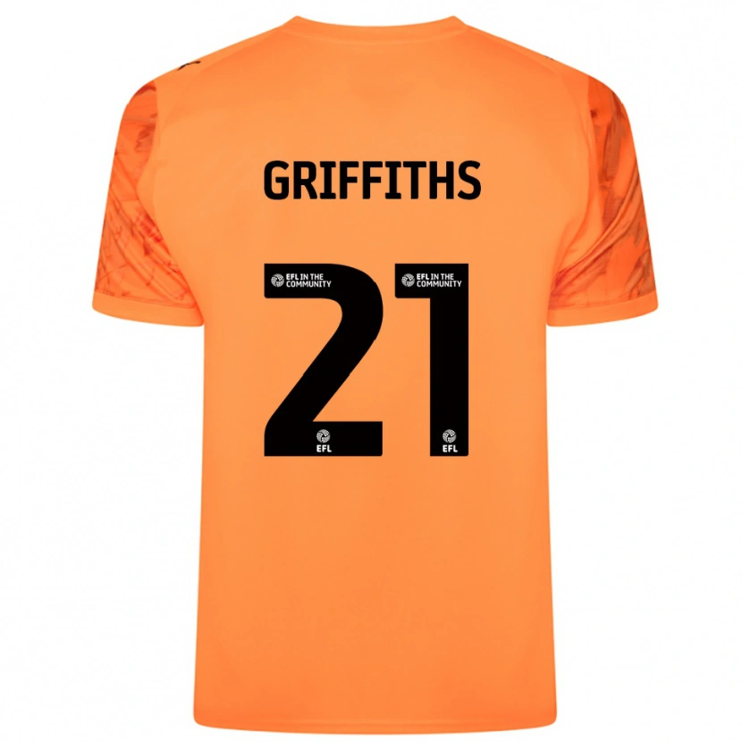 Danxen Herren Harry Griffiths #21 Trikot Orange Schwarz Torwarttrikot 2025/26 Schweiz