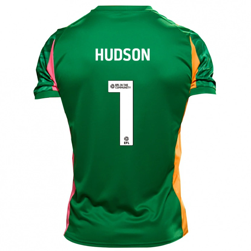 Danxen Herren Mathew Hudson #1 Trikot Grün Orange Torwarttrikot 2025/26 Schweiz