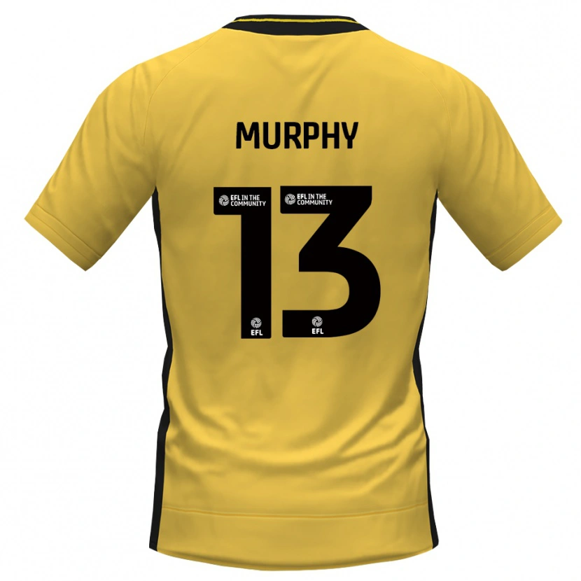 Danxen Herren Joe Murphy #13 Trikot Gelb Schwarz Torwarttrikot 2025/26 Schweiz