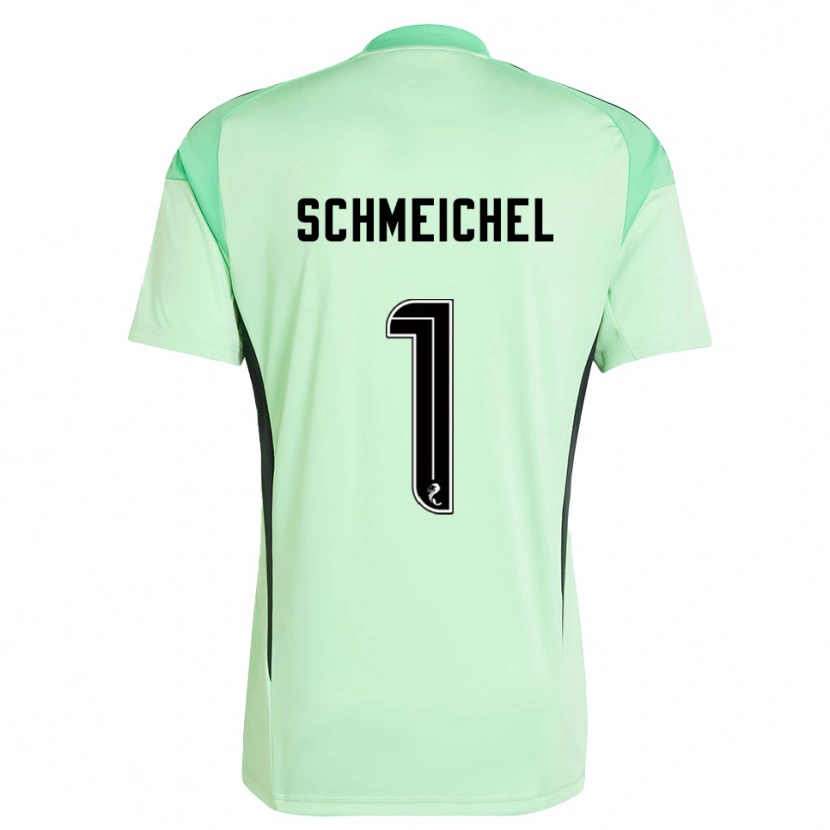 Danxen Herren Kasper Schmeichel #1 Trikot Hellgrün Schwarz Torwarttrikot 2025/26 Schweiz