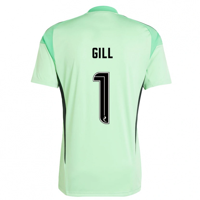 Danxen Herren Marcus Gill #1 Trikot Hellgrün Schwarz Torwarttrikot 2025/26 Schweiz