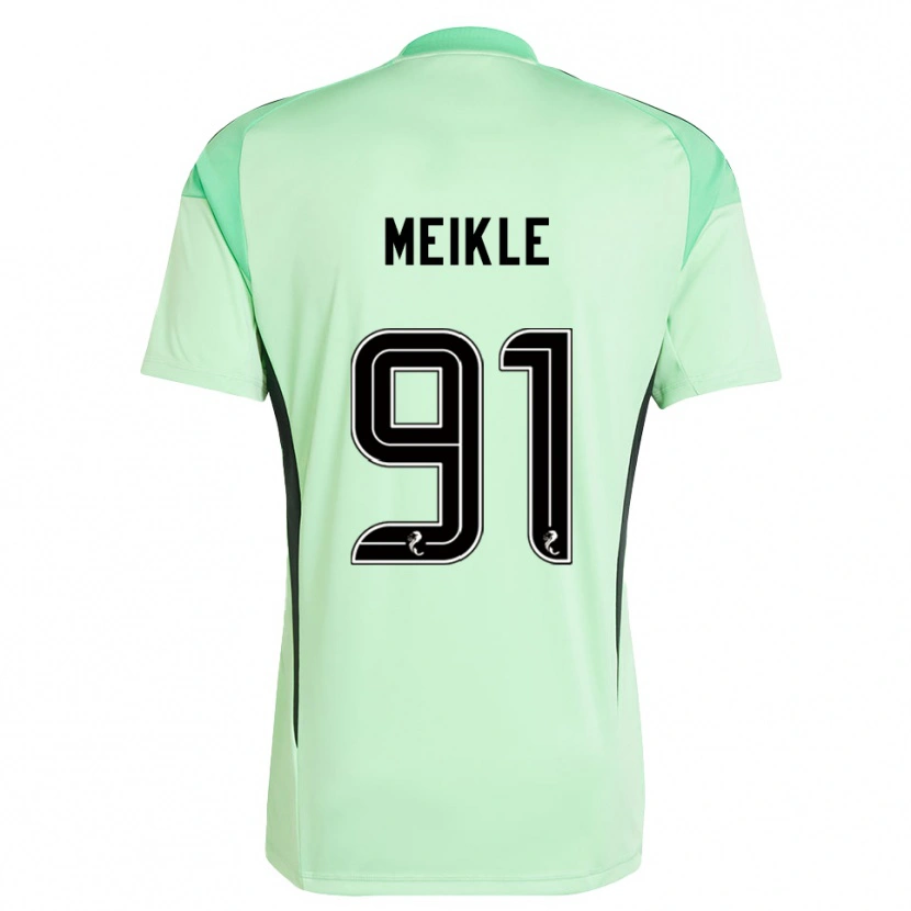 Danxen Herren Jamie Meikle #91 Trikot Hellgrün Schwarz Torwarttrikot 2025/26 Schweiz