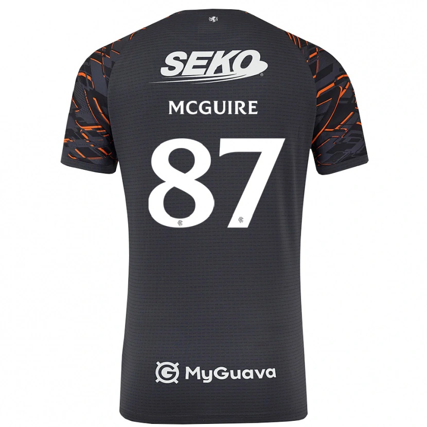 Danxen Herren Rydnn McGuire #87 Trikot Dunkelgrau Torwarttrikot 2025/26 Schweiz