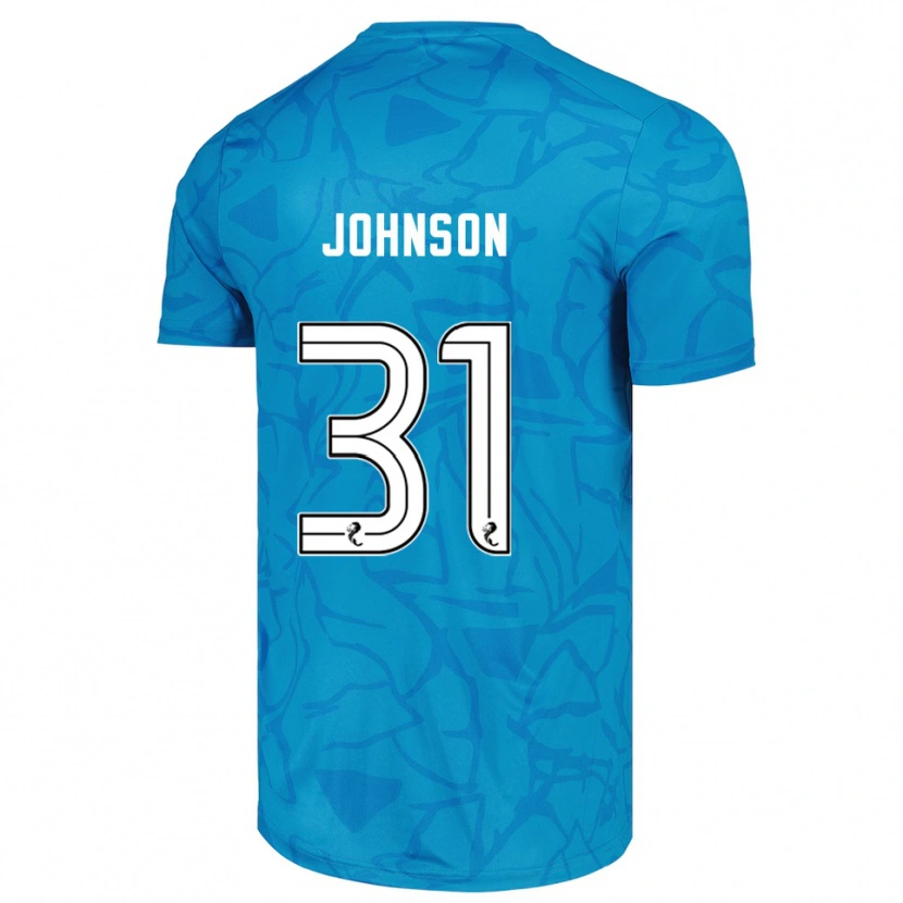 Danxen Herren Murray Johnson #31 Trikot Blau Weiß Torwarttrikot 2025/26 Schweiz
