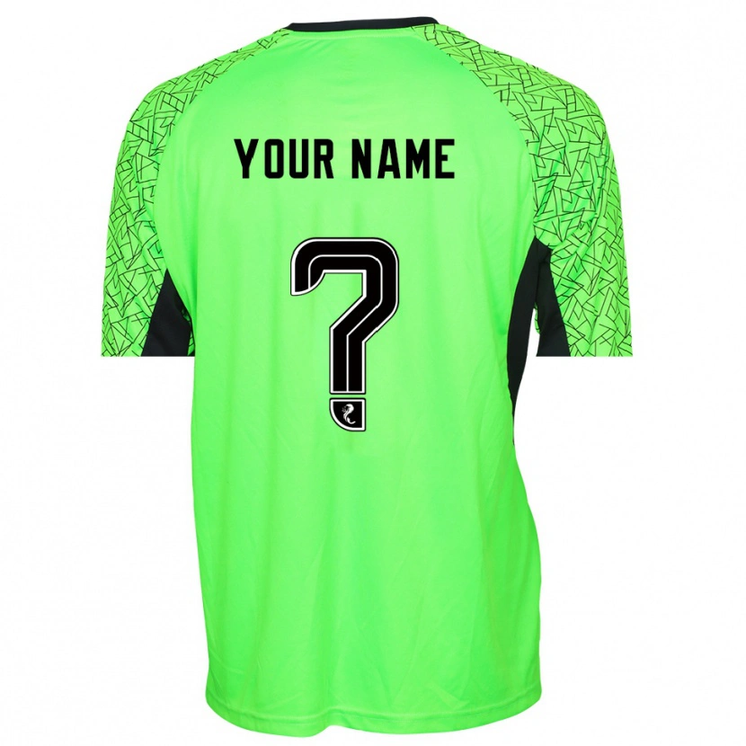 Danxen Herren Livingston FC Trikot Grün Schwarz Torwarttrikot 2025/26 Schweiz