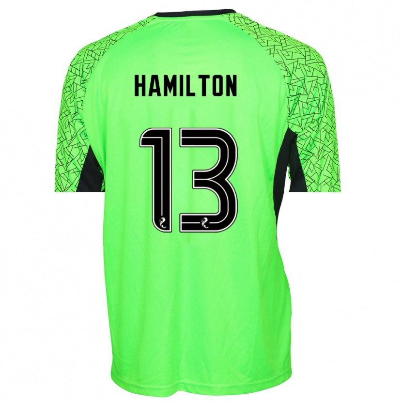 Danxen Herren Jack Hamilton #13 Trikot Grün Schwarz Torwarttrikot 2025/26 Schweiz