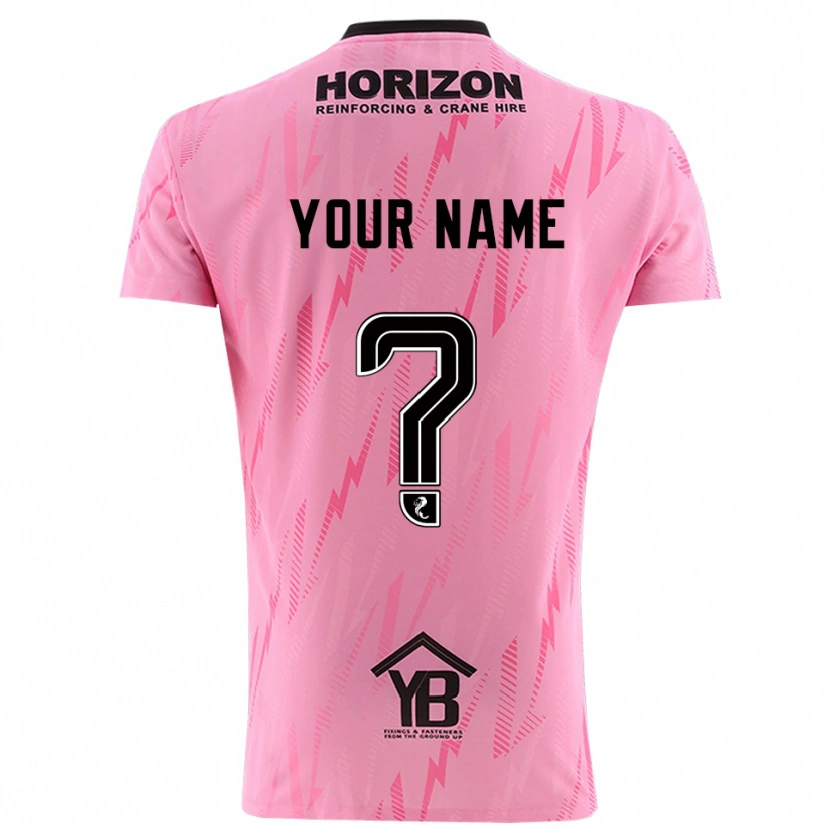 Danxen Herren Falkirk FC Trikot Pink Schwarz Torwarttrikot 2025/26 Schweiz