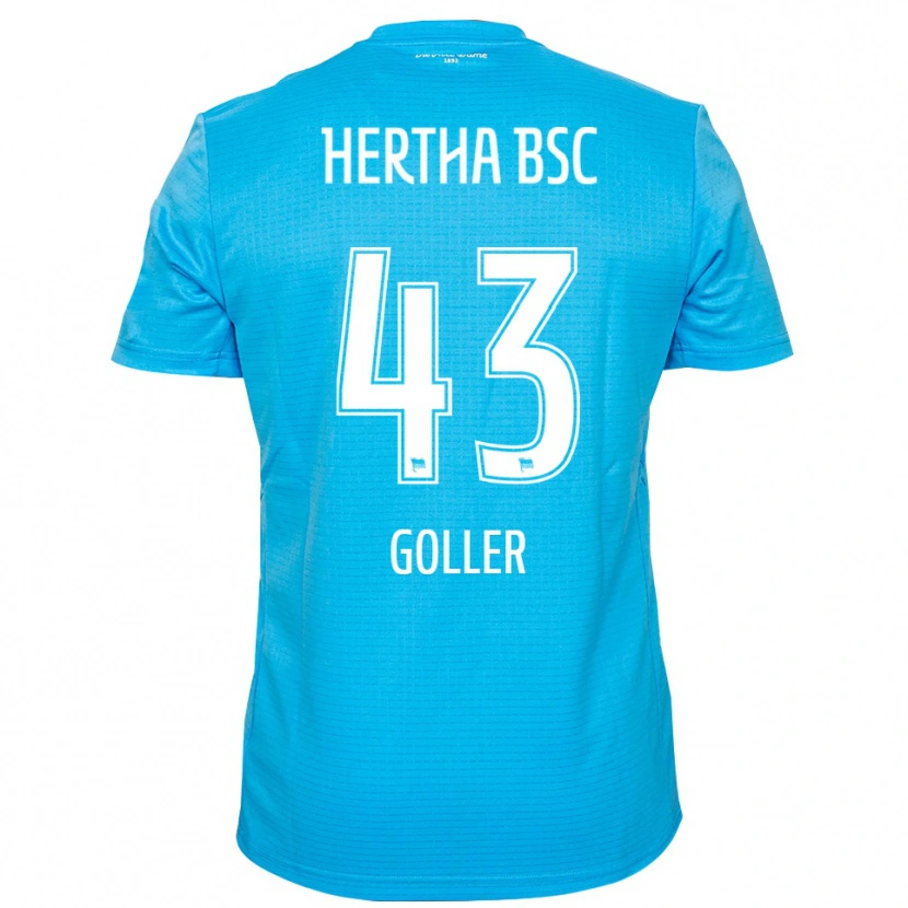 Danxen Herren Tim Goller #43 Trikot Hellblau Weiß Torwarttrikot 2025/26 Schweiz