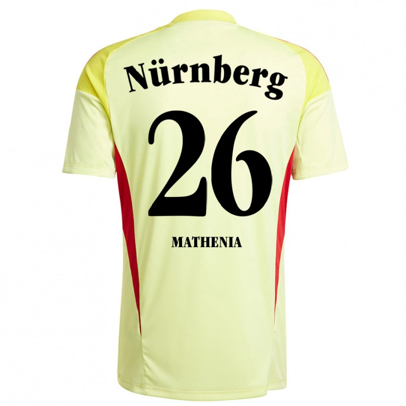 Danxen Herren Christian Mathenia #26 Trikot Gelb Schwarz Torwarttrikot 2025/26 Schweiz