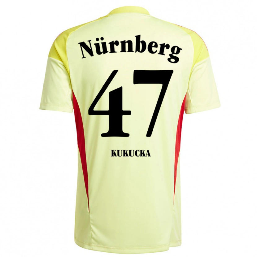 Danxen Herren Michal Kukucka #47 Trikot Gelb Schwarz Torwarttrikot 2025/26 Schweiz